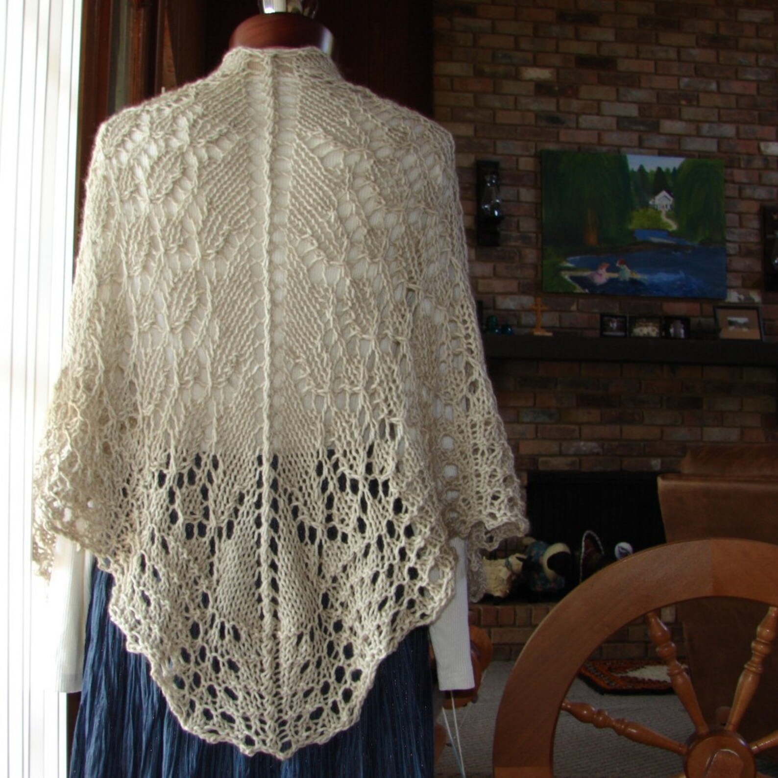 diy lace shawl