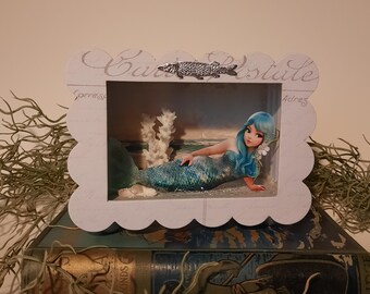 Mermaid Shadowbox Ornament