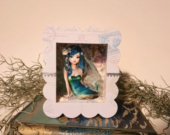 Mermaid Shadowbox Ornament