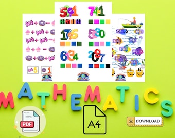 Preschool Math Activity Pack  Printable Games & Worksheets for Kids Ages 3–6  PDF Download