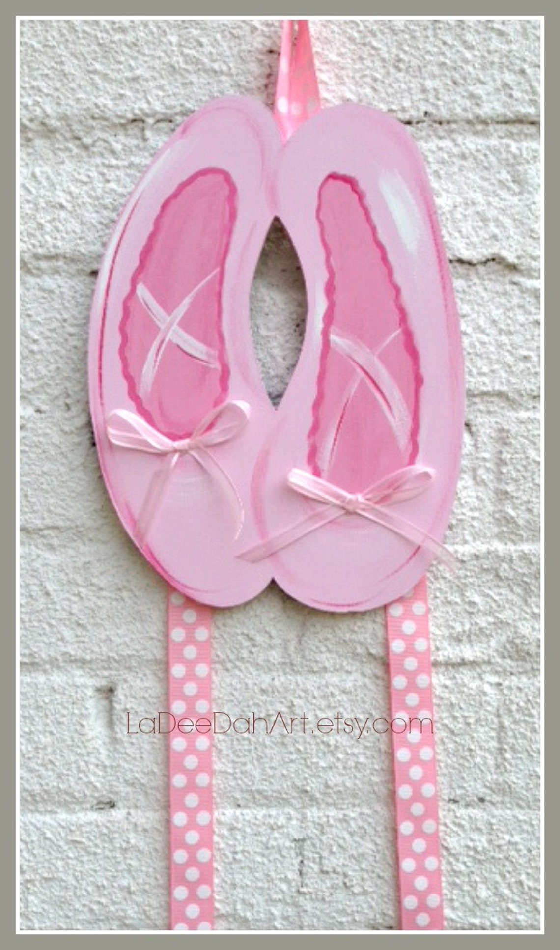 Ballet Slipper Bow Holder Hair Bow Holder Bow Keeper Dance Etsy