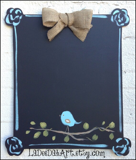 Items similar to chalkboard, burlap, decor,home, cute chalkboard