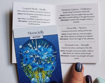 Coastal California Oracle – 54 Card Ocean & Wildlife Inspired Deck