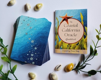Coastal California Oracle – 54 Card Ocean & Wildlife Inspired Deck with Guidebook