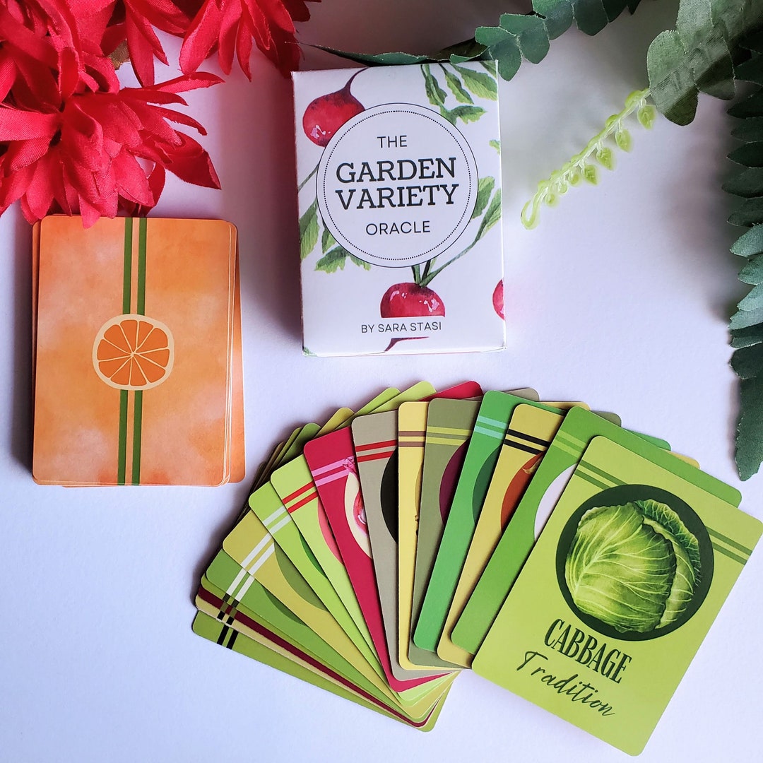 Garden Variety Oracle Card Deck: A Fun Vintage Style Fruit and ...
