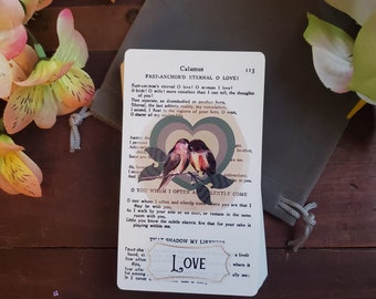 The Leaves of Grass Oracle, Walt Whitman Inspired Deck, 50 Unique Literature Based Cards