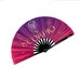 Scorpio Rave Fan Zodiac Sign Hand Fan Astrology Rave Fan Hand Fan Large ...