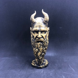 God of War Mimir Figure Collectible Statue – Handmade  Mythological Detailed Design