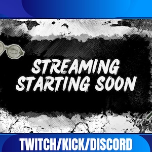 Black And White Theme Animated Stream Overlay Bundle | Gaming Twitch Overlay | 30x Stream Panels Set | Twitch Panels | Stream Overlay Kit.