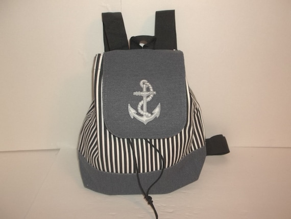 Large Canvas Nautical Backpack - Etsy display picture 2