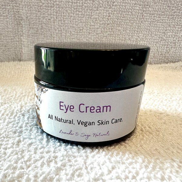 Eye Moisturizing Cream, All Natural Vegan Skin Care