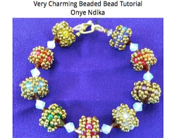 Very Charming Beaded Bead Tutorial