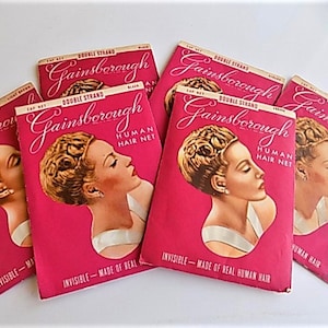 Vintage Hair Net Paper Ephemera