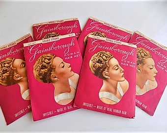 Vintage Hair Net Paper Ephemera