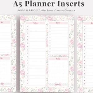 A5 Planner Inserts A5 binder Inserts A5 6 Ring Refills A5 Refills A5 A5 Inserts A5 Refill A5 Binder Refill Inserts Planner Inserts Paper