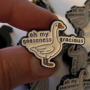 Goose Pins Enamel Pins Enamel Pin Backpack Pins Gift For Him Enamel Pins Funny Pin Cute Enamel Pin Funny Enamel Pin Gifts Goose Pin Gifts