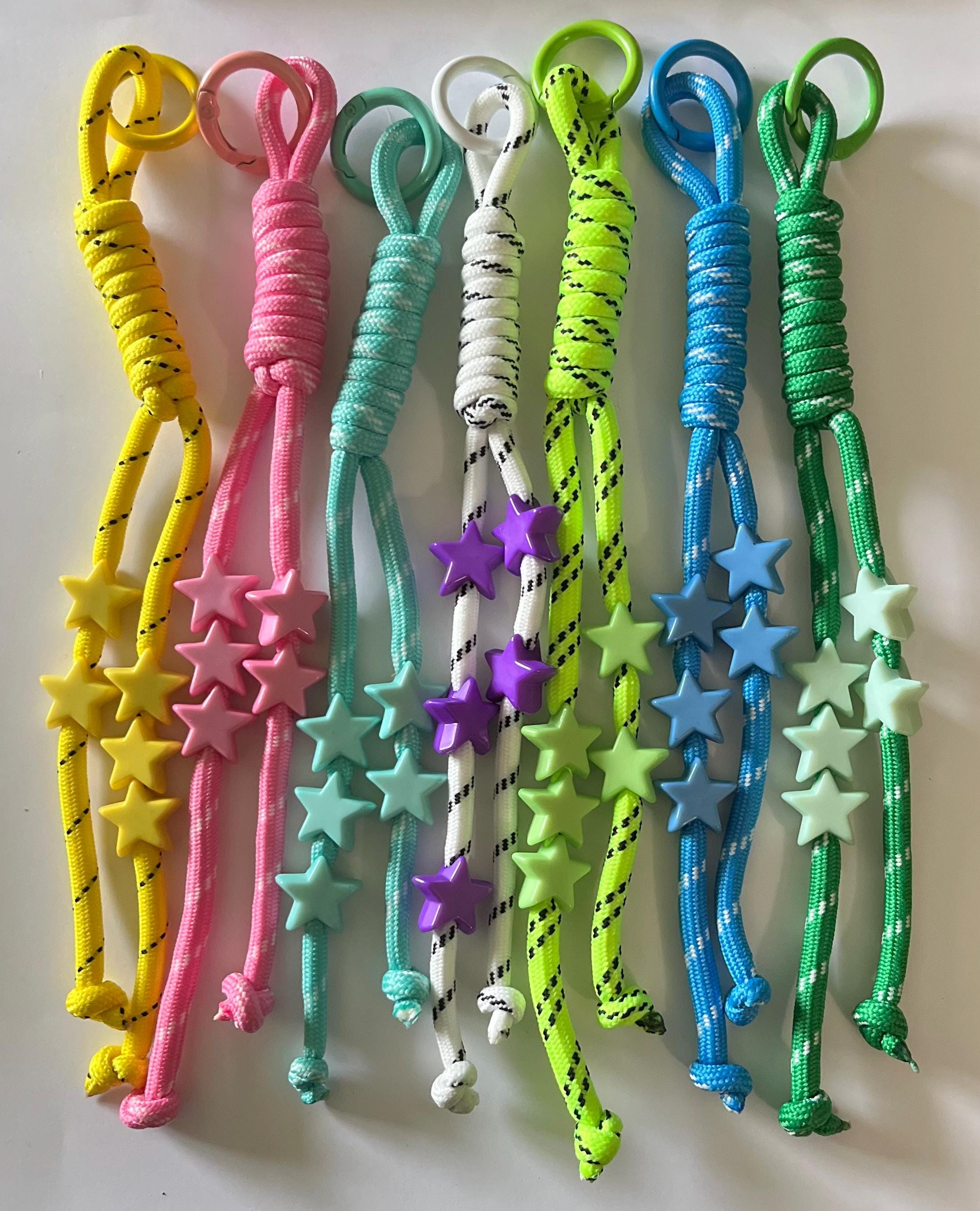Paracord Keychains Keychain Cute Keychain Aesthetic Keychain Bag Charm Keychain Charm Keychains for Purses Bag Keychains Y2K Keychain Gifts