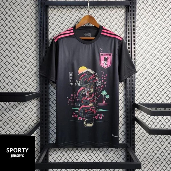 Maillot National Japon - 2023/2024 - édition spéciale - Maillot concept Noir et Rose