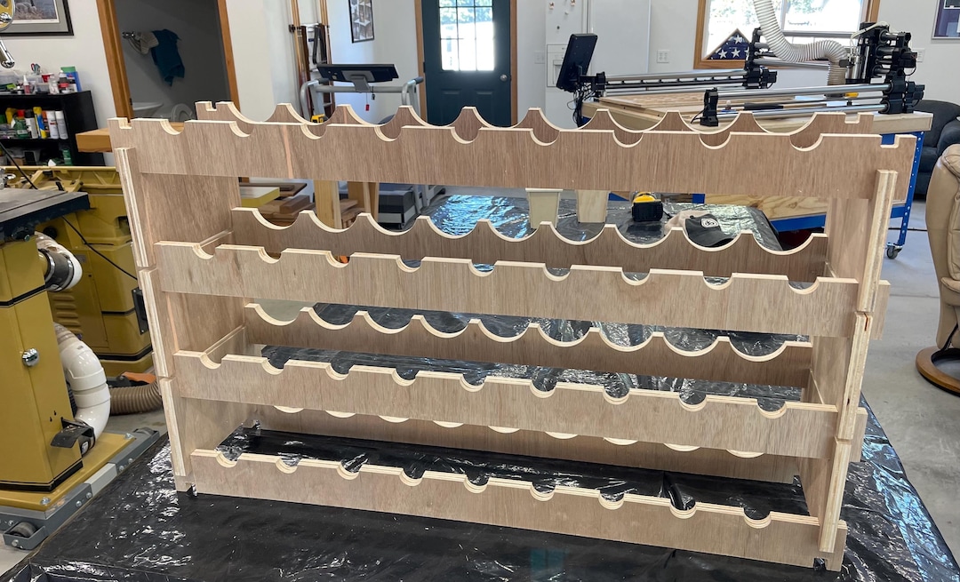 Digital Download - Plug & Play CNC Wine Rack Design Bundle (vcarve and ...