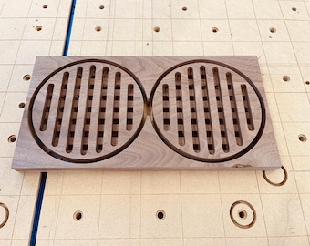 6.5 Inch Trivet Digital Download Vectric VCarve Pro crv file + vector tool paths for CNC Carving Cooking Kitchen Hot Pad + SVG file included