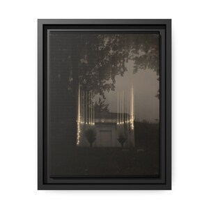 Ascension | Matte Canvas, Black Frame, Cemetery, Mausoleum, Victorian, Macabre, Photography, Framed Print