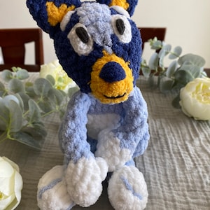 Blue Heeler Snuggler | Baby Snuggler | Blue Heeler Lovey | Baby Toy | Blue Heeler Crochet | Amigurumi Snuggler | Crochet Lovey | Baby Gift