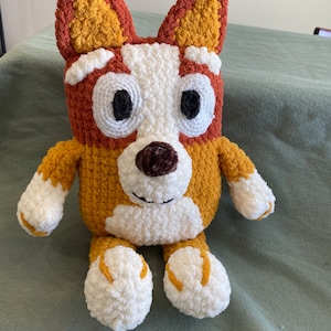 Red Heeler Crocheted Plushie | Red Heeler Toy | Crocheted Stuffed Animal | Red Dog Toy | Amigurumi Toy | Crocheted Toy | Blue Heeler