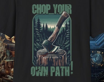 The Axe's Tale | black horror shirt | serial killer t-shirt | bella canvas 6004 | gildan 64000