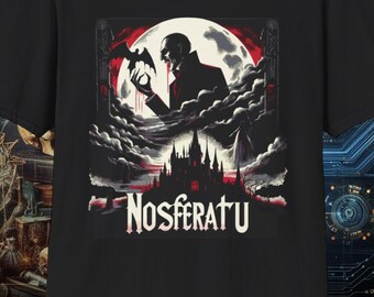 Nosferatu's Realm | black goth shirt | horror t-shirt | halloween | bella canvas 6004 | gildan 64000