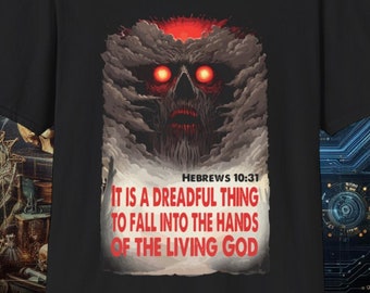 Dreadful Faith | black christian gothic shirt | bible verse t-shirt | bella canvas 6004 | gildan 64000