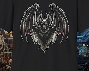Bat's Blood | black vampire shirt | vampire bat | horror t-shirt | halloween | bella canvas 6004 | gildan 64000