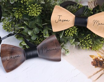 Gemelli personalizzati - Scatola incisa Opzionale, gemelli personalizzati per il giorno del matrimonio per i testimoni dello sposo, regalo per l'anniversario del legno, regalo per il marito