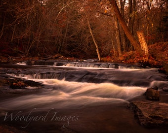 Majestic Waterfall Photography- Nature Landscape Wall Art, Cascading Falls Photo Print, Outdoor Decor