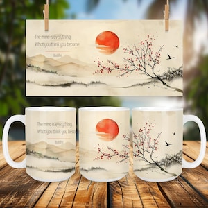 Explore serenity with our Buddha mug collection. Perfect for yoga lovers, these spiritual mugs merge mindfulness with your coffee ritual. Ideal for a calming start to any day.