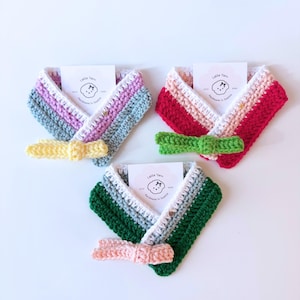 Korean Hanbok Pet Collar | Handmade Pet Collar | Korean Hanbok for Dog | Korean Hanbok for Cat | Crochet Pet Collar | Custom Size Collar