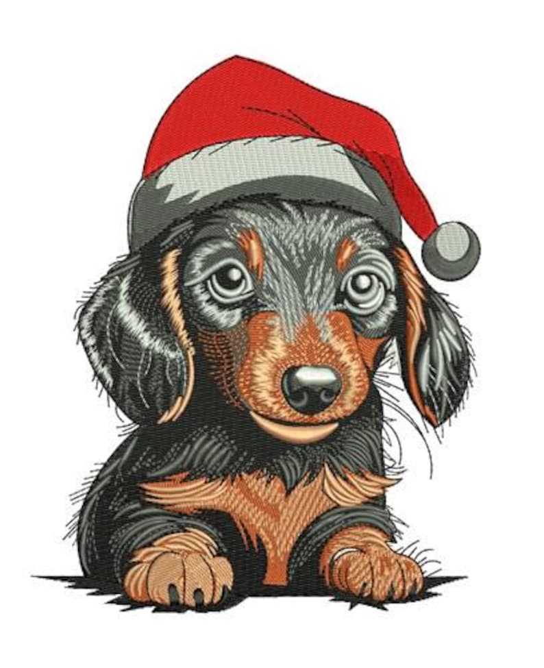 Christmas Dogs 12 Designs Machine Embroidery Designs Bundle Etsy