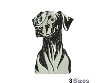 Lab Machine Embroidery Design Labrador Retriever - Machine Embroidery Design - Etsy