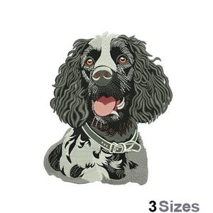 English Springer Spaniel - Machine Embroidery Design - 3 Sizes