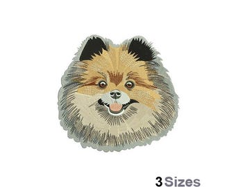 Pomeranian - Machine Embroidery Design - 3 Sizes