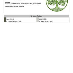 Tree of Life - Machine Embroidery Design - 3 Sizes - Etsy
