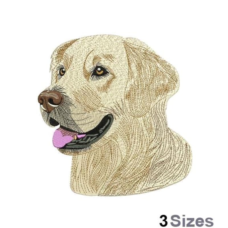 Machine Embroidery Designs Golden Retriever - Etsy