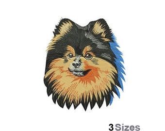 Pomeranian - Machine Embroidery Design - 3 Sizes