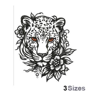 Jaguar Head - Machine Embroidery Design - 3 Sizes