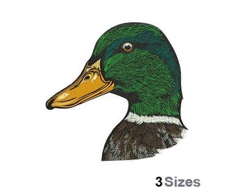 Mallard Duck - Machine Embroidery Design - 3 Sizes