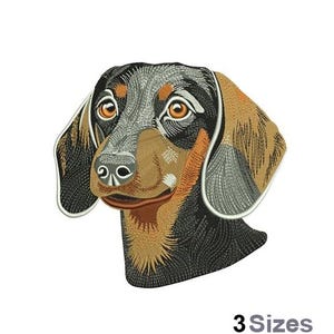 Dachshund - Machine Embroidery Design - 3 Sizes