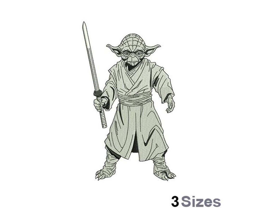 Crystal Embroidery Jedi
