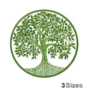 Tree Of Life - Machine Embroidery Design - 3 Sizes