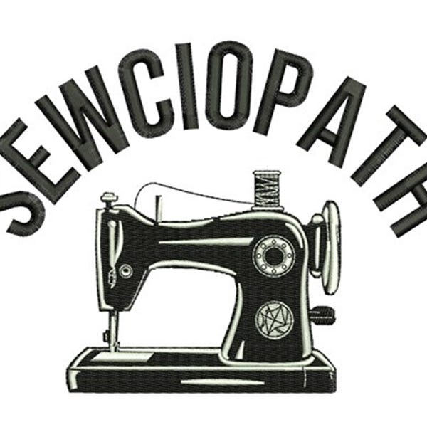 Stitching Enthusiast - Machine Embroidery Design - 3 Sizes, Sewciopath Pattern