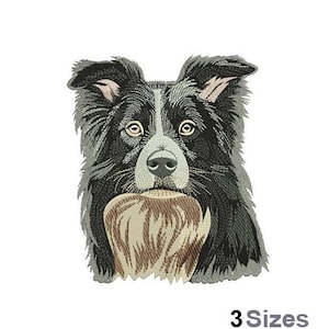 Border Collie - Stickdatei für 3 Größen