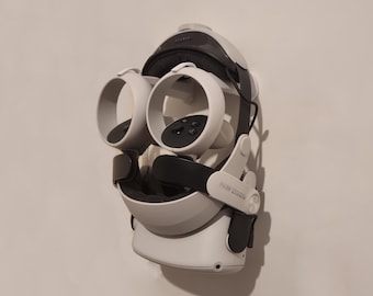 Meta Quest 2 Wall Mount - Sleek Design - Hidden Screws - Strong & Durable